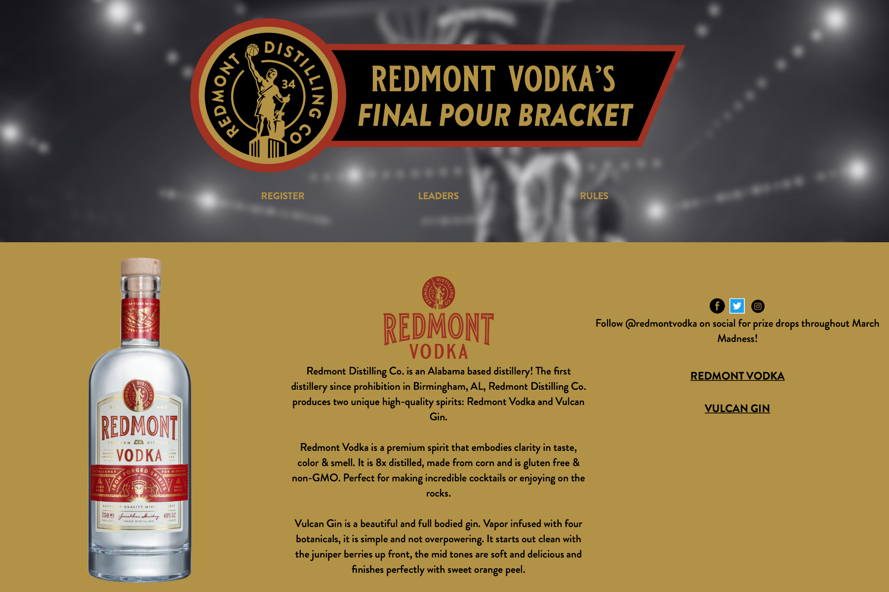 White-label contest platform screenshot